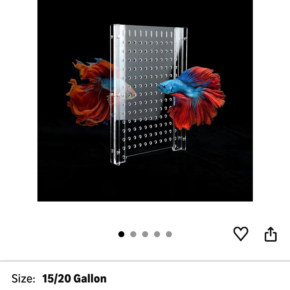 Acrylic Fish Tank Divider